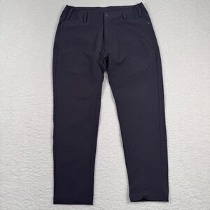 U-510 Pants Mens 30x25 Gray Stretch Polyamide Casual 5 Pocket Chino Zip Pockets